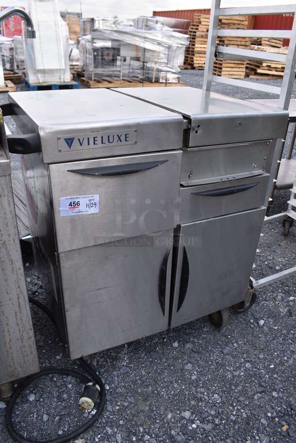 Vieluxe Stainless Steel Prep Station on Commercial Casters. 33x25x36 - Image 2 of 11