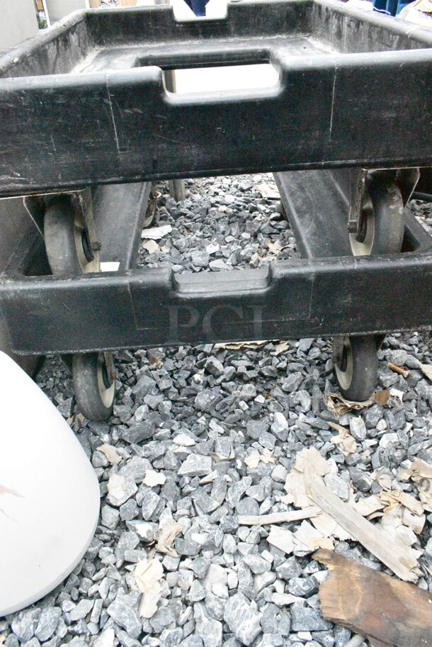 2 Cambro CD1826PDB Black Poly Dolly on Commercial Casters. 2 Times Your Bid! - Image 2 of 5