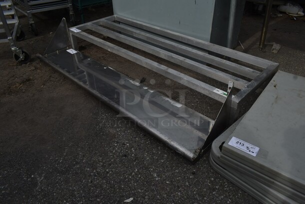 Stainless Steel Wall Mount Shelf. - Image 2 of 3