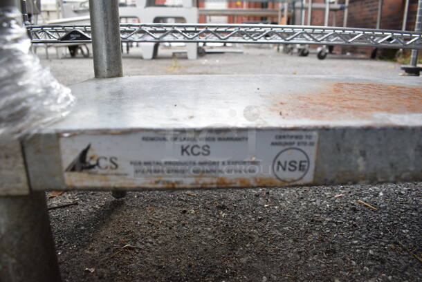 Stainless Steel Table w/ Under Shelf. 48x18x36 - Image 4 of 4