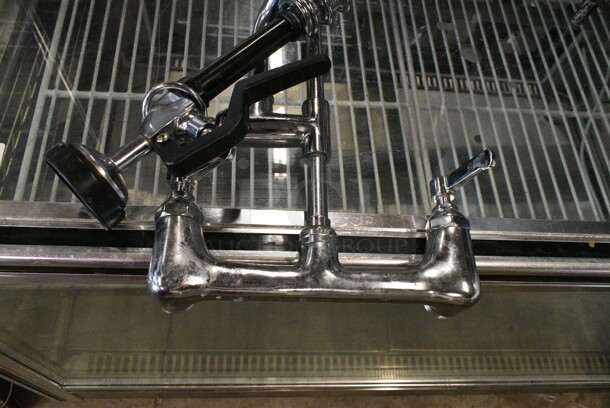 Faucet w/ Handles and Spray Nozzle Attachment.  - Image 2 of 5