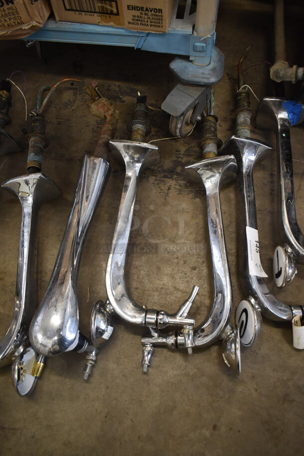 8 Stainless Steel Single Tap Beer Towers. Comes w/ Blue Moon and Samuel Adams Handle. 8 Times Your Bid! - Image 3 of 5