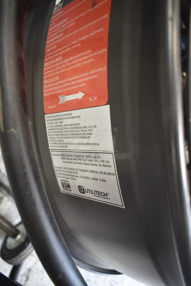 Utilitech SFDC-600AT2OS Metal Fan. 120 Volts, 1 Phase.  - Image 2 of 2