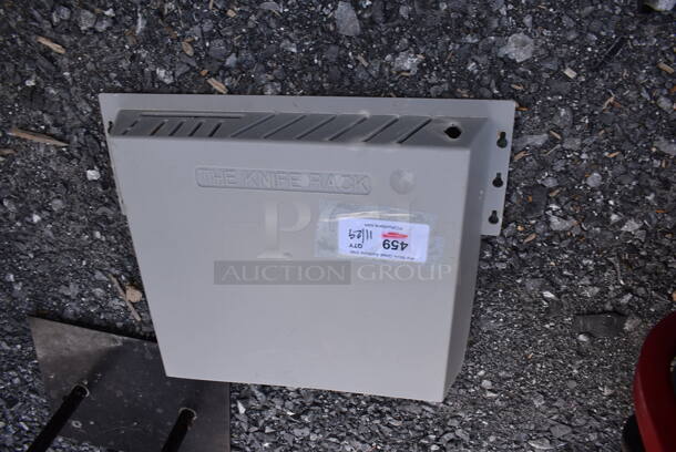 Gray Poly Knife Rack. 20x4x16 - Image 3 of 3