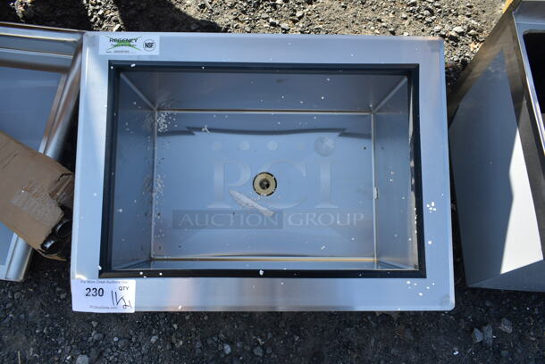 BRAND NEW SCRATCH AND DENT! Regency 600DIB1824 Stainless Steel Commercial Drop In Ice Bin. - Image 4 of 4