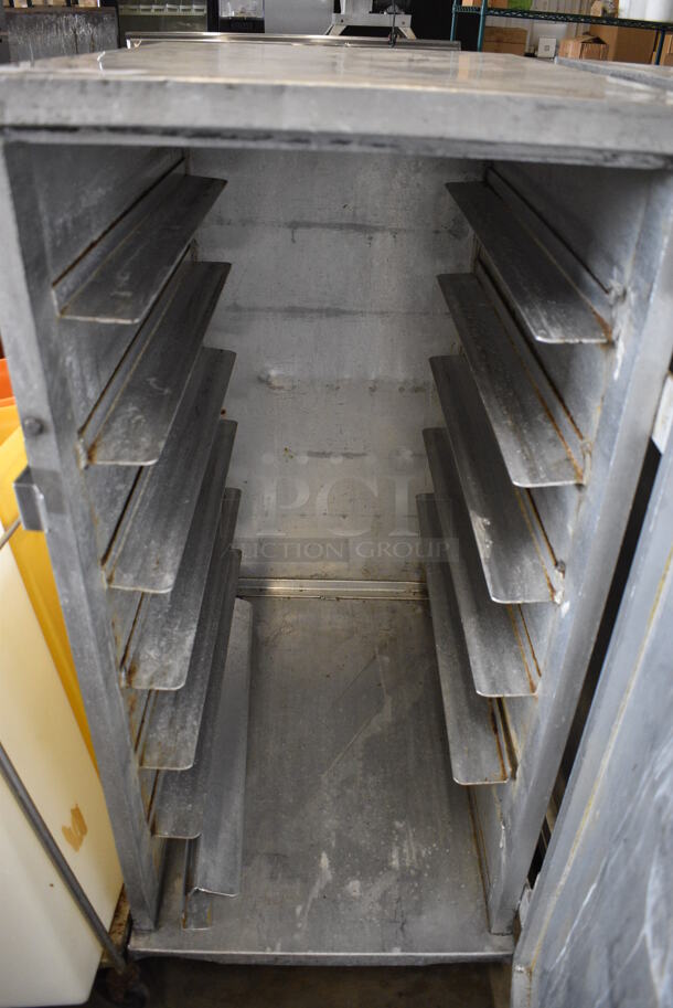 Metal Commercial Enclosed Pan Transport Rack on Commercial Casters. 19x29x44 - Image 4 of 4