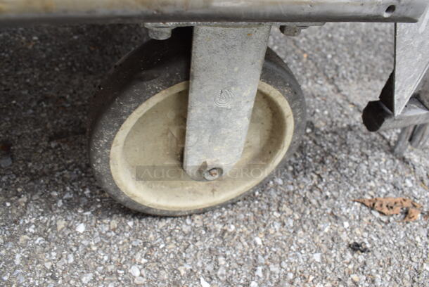 Metal 5 Tier Cart on Commercial Casters. 59x27x65 - Image 6 of 7