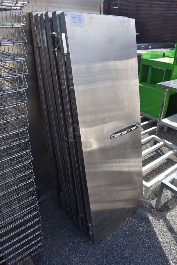 6 Stainless Steel Doors. 25x2x61. 6 Times Your Bid! - Image 2 of 5