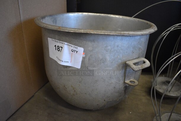 20 QT Metal Commercial Mixing Bowl. 15x14x12. - Image 3 of 5