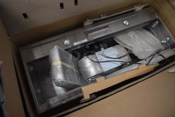 BRAND NEW SCRATCH AND DENT! xo XOI45KS/1 45 3/4 Inch Custom Hood Insert with 1000 CFM, High Velocity Internal Blower, 3 Speed Options, Professional Baffle Filters and Halogen Lights. 46x18.5x11.5 - Image 1 of 6