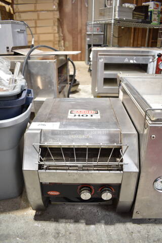 Hatco TQ-300 Stainless Steel Commercial Countertop Electric Powered Conveyor Toaster Oven. 120 Volts, 1 Phase. Tested and Working!