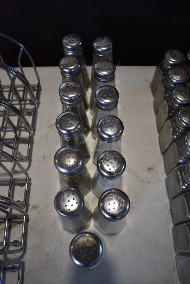 13 Salt / Pepper Shakers. 2x2x4.5. 13 Times Your Bid! - Image 2 of 3