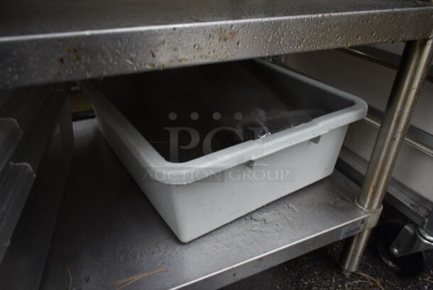 ALL ONE MONEY! Lot of 3 Bins of Various Items Including Plastic Lids - Image 4 of 4