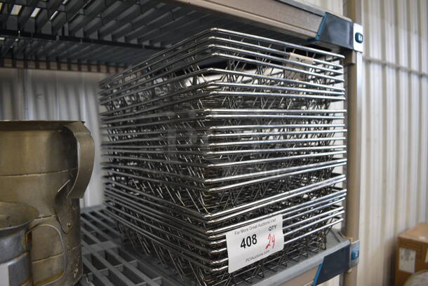 24 Metal Wire Baskets. 11.5x14x2. 24 Times Your Bid! - Image 2 of 3