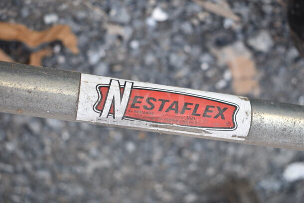 Nestaflex Metal Roller Expandable Conveyor Belt on Commercial Casters.  - Image 6 of 6