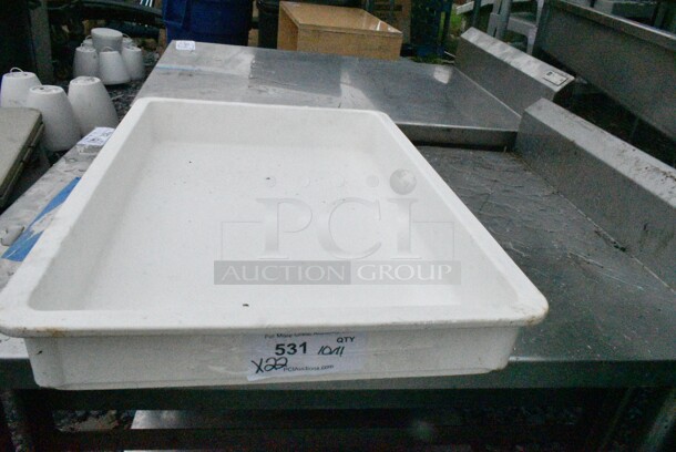 22 Cambro White Poly Dough Bins. 22 Times Your Bid! - Image 4 of 5