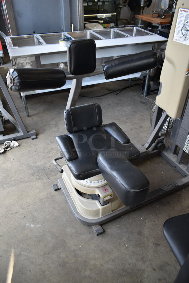 Nautilus Metal Commercial Floor Style Rotary Torso Exercise Machine. - Image 2 of 7