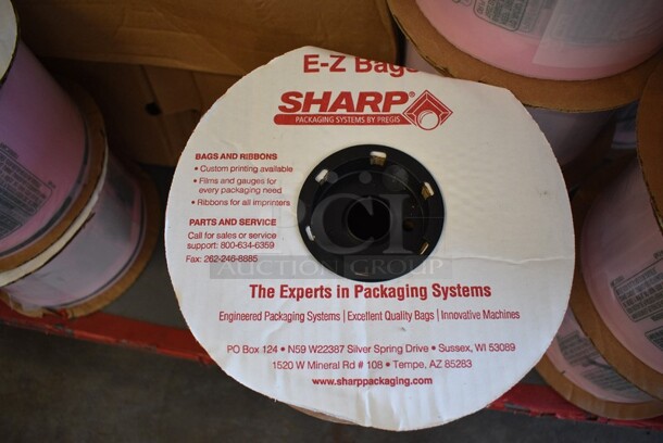 ALL ONE MONEY! Metal Commercial Cart on Commercial Casters w/ 55 Sharp E-Z Bag Rolls. Goes GREAT with Item #195. 70x30x57. - Image 7 of 7