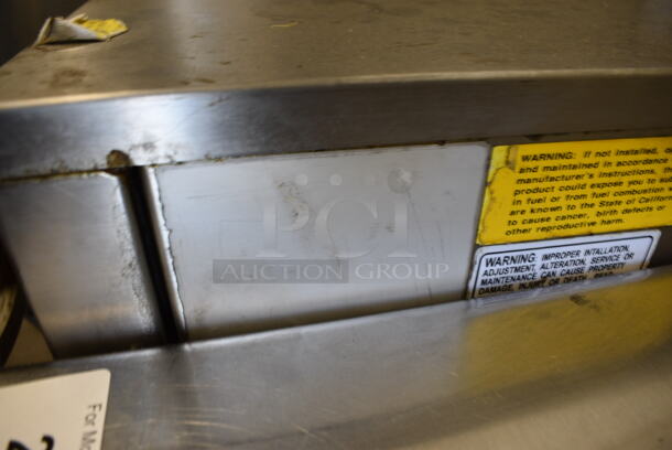 Lolo Stainless Steel Commercial Floor Style Natural Gas Powered Manual Tilting Braising Pan. 50x35x42 - Image 3 of 6