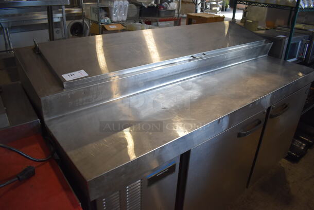 2016 Hoshizaki HPR72A Stainless Steel Commercial Pizza Prep Table on Commercial Casters. 115 Volts, 1 Phase. 72x33x47. Tested and Powers On But Does Not Get Cold - Image 3 of 9