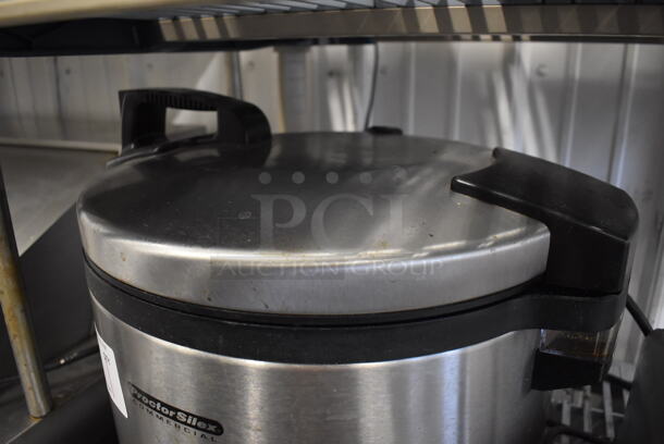 Proctor Silex GR05 Stainless Steel Countertop Rice Cooker. 120 Volts, 1 Phase. 17x17x15.5 - Image 3 of 5