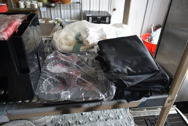 ALL ONE MONEY! Tier Lot of Various Items Including Metal Baking Pan and Material - Image 3 of 3