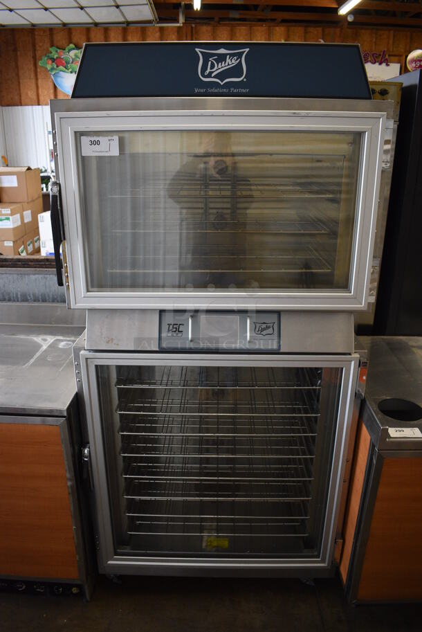 2019 Duke Model TSC-6/18M Stainless Steel Commercial Oven Proofer on Commercial Casters. 208 Volts, 3 Phase. 37x31x78