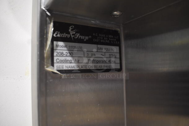 2015 Electro Freeze 55TF-132 Commercial Stainless Steel Air Cooled Soft Serve Ice Cream Machine.  208/230, 3 Phase. - Image 6 of 8