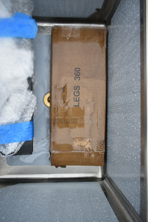 BRAND NEW SCRATCH AND DENT! Steelton 522UIB1824 1 8" x 24" Underbar Ice Bin with Bottle Holders - 77 lb. - Image 6 of 8