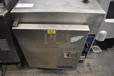 Cleveland 21CET16 SteamCraft Ultra 5 Stainless Steel Commercial Electric Powered Single Deck Steam Cabinet. 480 Volts, 3 Phase. 21x30x30