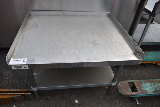 Regency 600ES3036G Stainless Steel Commercial Equipment Stand w/ Under Shelf.  - Image 1 of 3