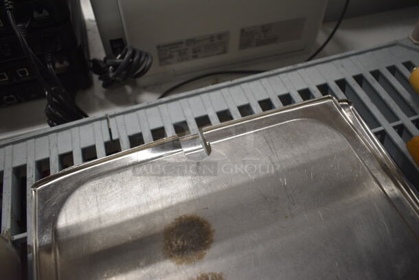 2 Stainless Steel Full Size Drop In Bin Lids. 2 Times Your Bid! - Image 3 of 3
