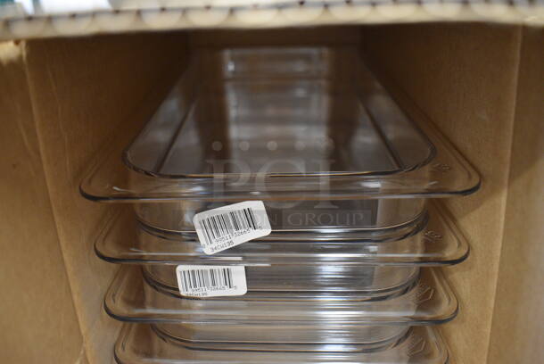 ALL ONE MONEY! Lot of 22 BRAND NEW IN BOX! Cambro Clear Poly 1/3 Size Drop In Bins. 1/3x4 - Image 2 of 3