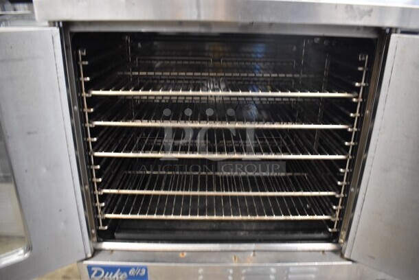 Duke 611-32V Stainless Steel Commercial Electric Powered Full Size Convection Oven w/ View Through Door, Solid Door, Metal Oven Racks and Thermostatic Controls. 38x42x39.5 - Image 6 of 8