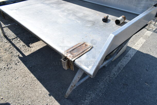 Stainless Steel Table w/ Can Opener Mount.  - Image 5 of 6