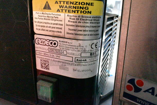 Elmeco BB1 Metal Commercial Countertop Single Hopper Slushie Machine. 115 Volts, 1 Phase. Tested and Working! - Image 7 of 7