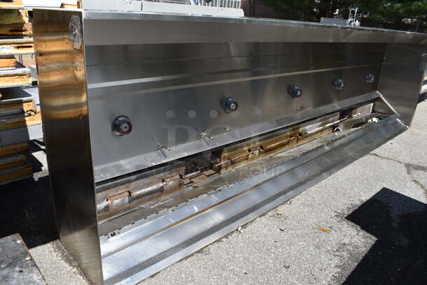 16' Stainless Steel Commercial Grease Hood. 192x54x26 - Image 3 of 5