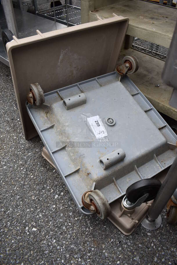 3 Poly Dish Caddy Dollies. 21.5x21.5x9. 3 Times Your Bid! - Image 5 of 5