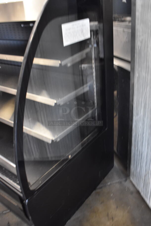 Federal SSRPF5052 Commercial Black Open Air Merchandiser Cooler With Steel Shelves. 208-240V, 1 Phase.  - Image 3 of 5