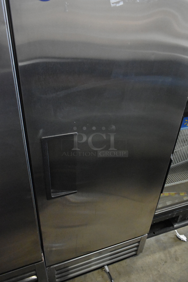 2016 True T-19F Stainless Steel Commercial Single Door Reach In Freezer w/ Poly Coated Racks. 115 Volts, 1 Phase. Cannot Test - Unit Trips Breaker - Image 2 of 4