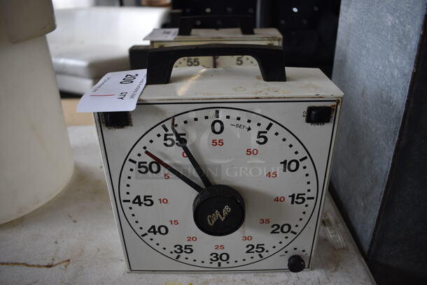 Gralab Model 167 Metal Commercial Timer. 120 Volts, 1 Phase. 8.5x3x10. Tested and Working!