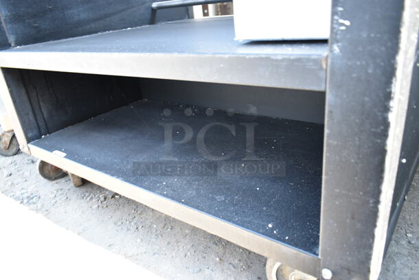 Vulcan 1013776 Metal Commercial Bakery Bagel Donut Merchandiser Rack on Commercial Casters.  - Image 4 of 6