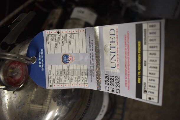 Buckeye Wet Chemical Fire Extinguisher. Buyer Must Pick Up - We Will Not Ship This Item.  8x7x19 - Image 4 of 5