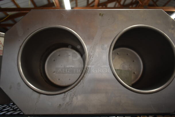 Paragon 2029A Stainless Steel Commercial Countertop 2 Well Food Warmer. 120 Volts, 1 Phase. Tested and Working! - Image 3 of 4