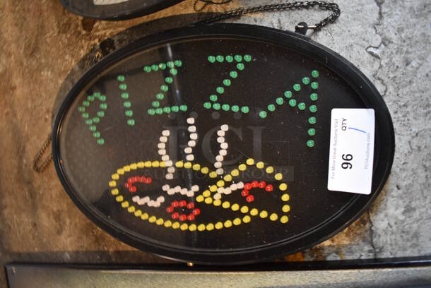 Pizza Light Up Sign. Does Not Have Power Cord. 23x1.5x14. Tested and Does Not Power On - Image 3 of 3
