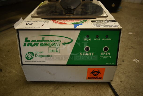 Quest Diagnostics Horizon Mini E 642E Quest Centrifuge. 115 Volts, 1 Phase. Tested and Working! - Image 3 of 4