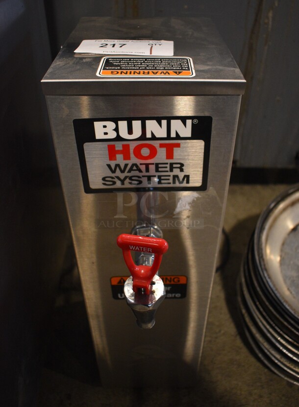 2010 Bunn HW2 Stainless Steel Commercial Countertop Hot Water Heater and Dispenser. 120 Volts, 1 Phase. 7x14x24