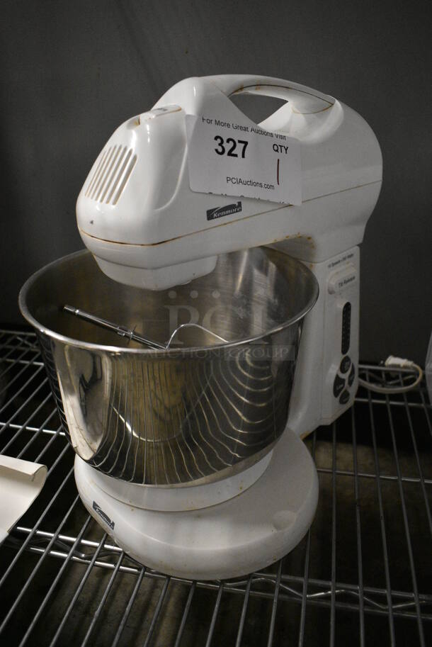 Kenmore Countertop Mixer w/ Metal Bowl and Whisk. 12x13x13. Tested and Working!