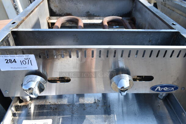 Atosa Stainless Steel Commercial Countertop Gas Powered Flat Top Frame. Missing Flat Top.  - Image 3 of 7