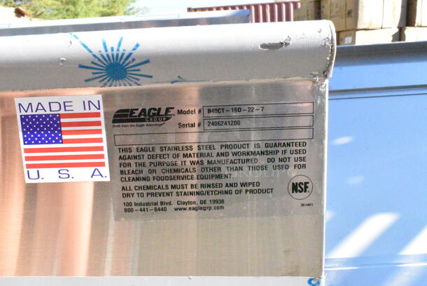 BRAND NEW SCRATCH AND DENT! Eagle B40CT-16D-22-7 Stainless Steel 40" Underbar Cocktail / Ice Bin with Post-Mix Cold Plate and Eight Bottle Holders - Image 10 of 10